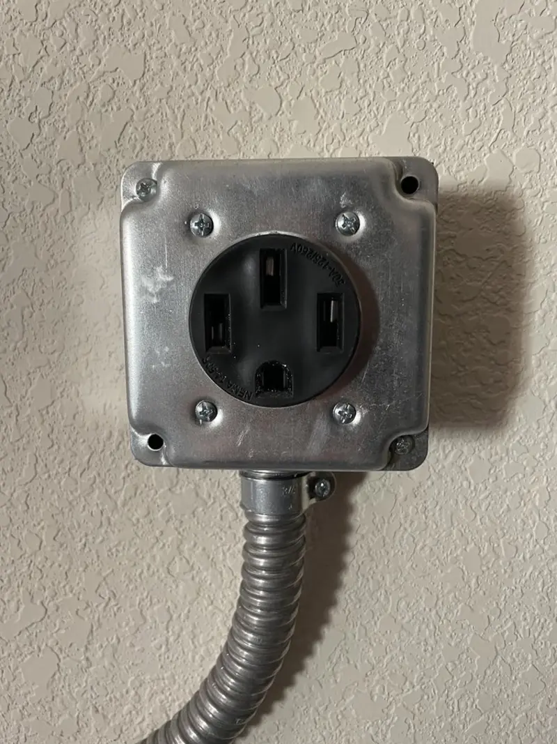 NEMA 14-50 outlet installed for Smart Home Electrical in South Heidelberg